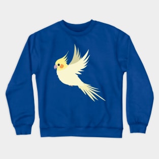 Flying cockatiel Crewneck Sweatshirt